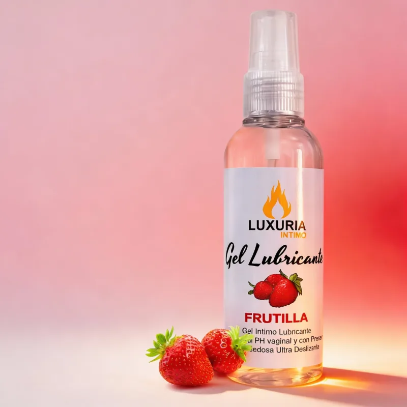 Gel Lubricante Luxuria Sabor Frutilla - 130cc