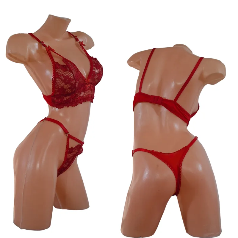 Conjunto Lenceria de Encaje (Art 5104) Talle 85 al 100