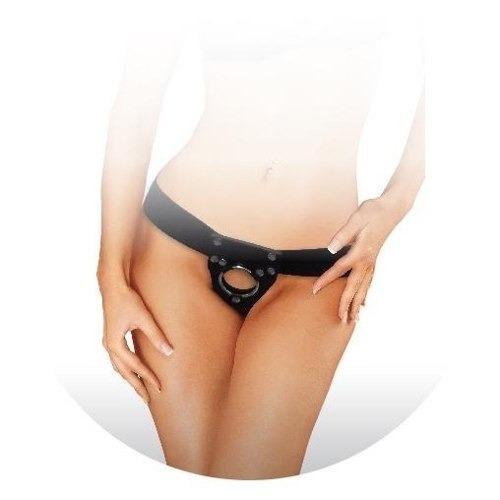 Arnes De Cuero + Pene Macizo Simil Piel - Imagen 4