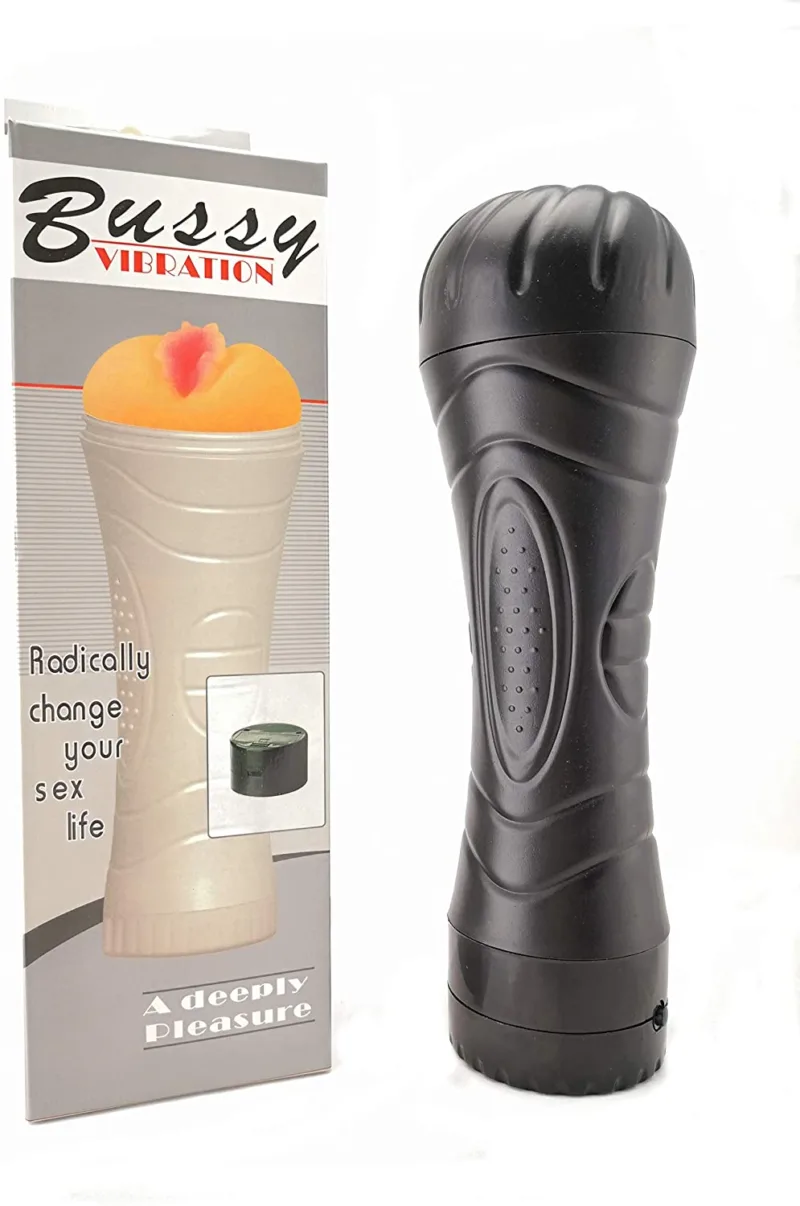 Tubo Vagina con Vibracion Tamaño Real