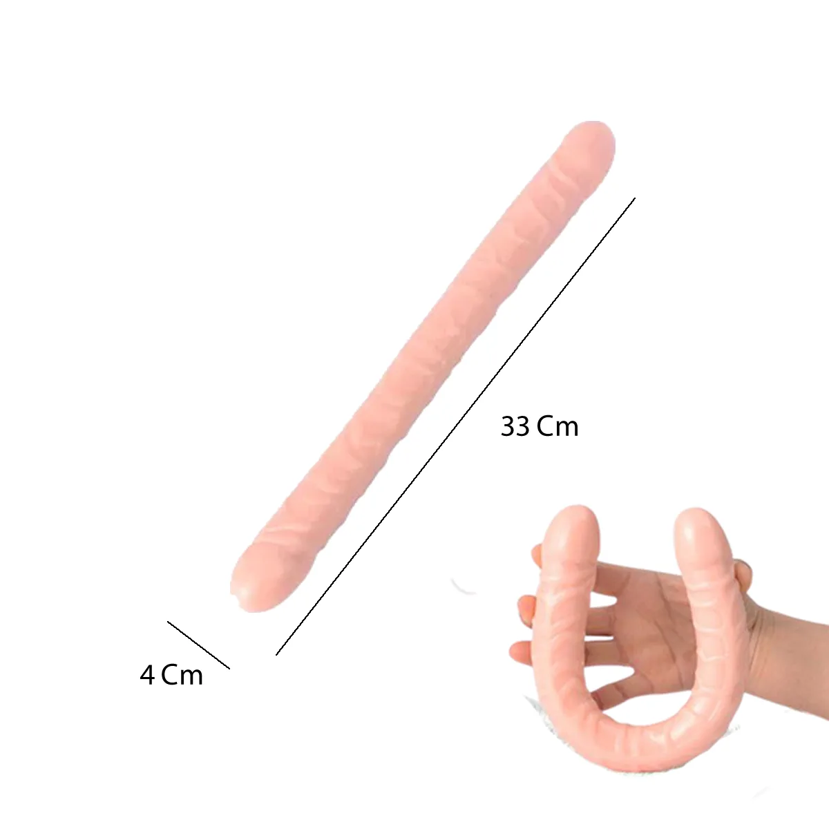 Pene Doble Dong Lesbico Anal Vaginal - Imagen 2