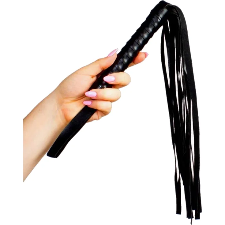 Kit Sado 3 articulos - Latigo de cuero -Esposas - Antifaz Ciego - Imagen 7