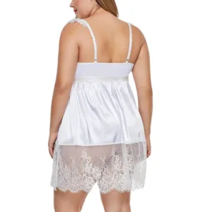 Camisolin Baby Doll Francesca de Puntilla (AL203) Talle 100 al 120: imagen 2